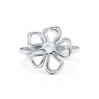 Tiffany & Co. リング　フラワー　ハイビスカス　指輪　13号 1円 TIFFANY＆Co ティファニー 2003 SV925 フラワー