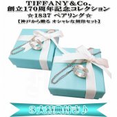 TIFFANY＆Co.(ティファニー)☆1837ペアリング☆【神戸から贈る オシャレな刻印セット】　　　　　　3大特典付♪(刻印無料+選べるシルバー925チェーン×2本+ラッピング・送料無料)